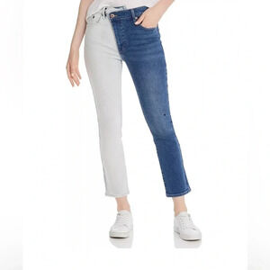 Pistola Two Toned Asymmetrical Jeans